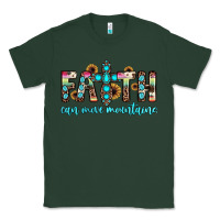 Sports Green faith can move mountains Classic Tee - JahusDesignShop