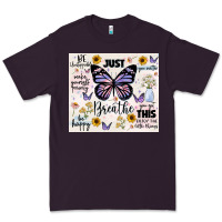 Plum just breathe Premium Tee - JahusDesignShop