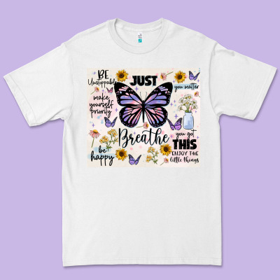 Just Breathe Premium Tee Designed By Jahusdesignshop
