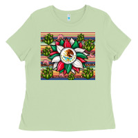 Matcha sunflower mexican flag tumbler Ladies Tee - JahusDesignShop