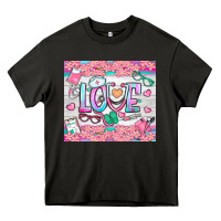 Asphalt watercolor love nurse tumbler Heavy Core Tee - BundleAndBundleShop