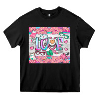 Black watercolor love nurse tumbler Heavy Core Tee - BundleAndBundleShop