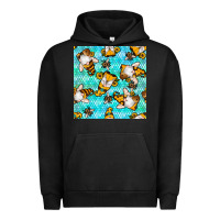 Honey Bee Gnomes Seamless Pattern Urban Hoodie | Teevron