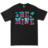Black be mine western valentine's day no background Premium Tee - AdoDesignShop
