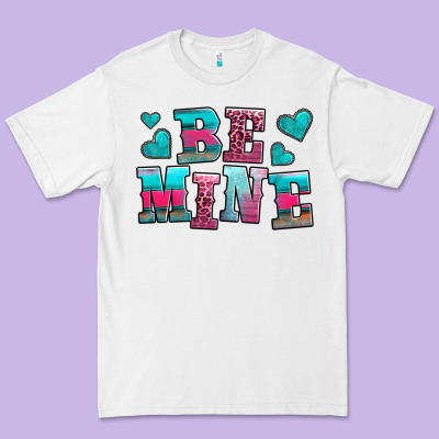 Be Mine Western Valentine's Day No Background Premium Tee Designed By Adodesignshop