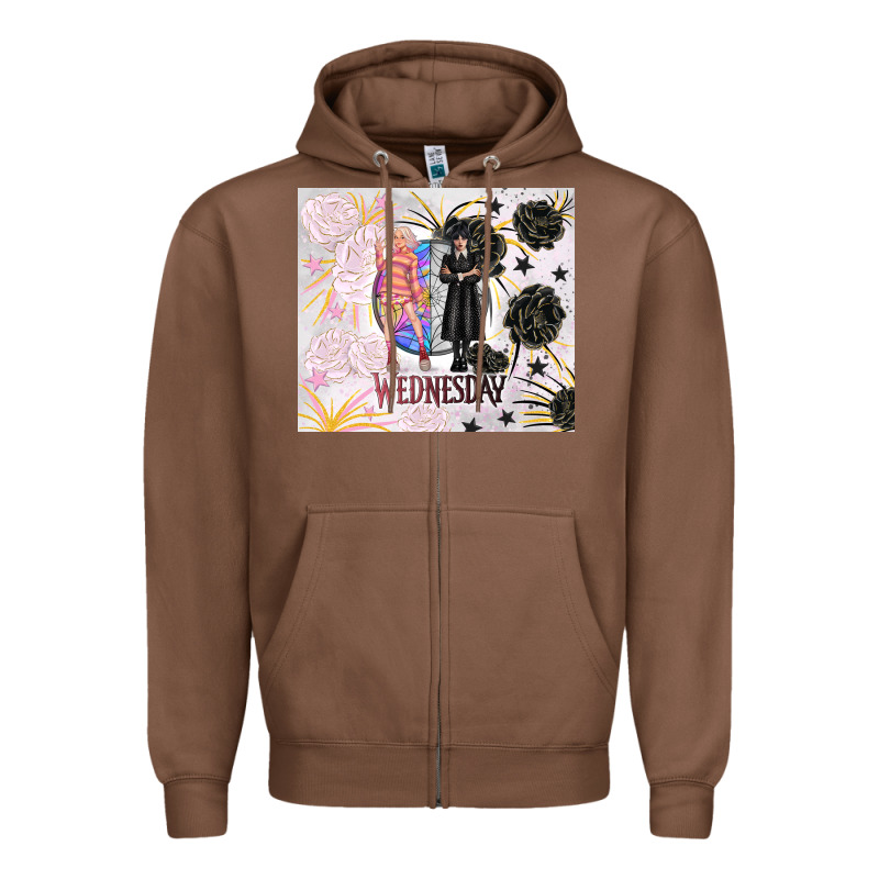 Gothic Girl And Colorful Girl Best Friends With Ro Zipper Hoodie by TumblerDesignByShophia | Teevron