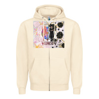Sandshell gothic girl and colorful girl best friends with ro Zipper Hoodie - TumblerDesignByShophia