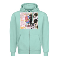Seafoam gothic girl and colorful girl best friends with ro Zipper Hoodie - TumblerDesignByShophia