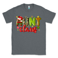 Charcoal Heather aunt claus Classic Tee - MaliasSmallBusiness