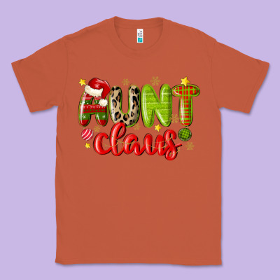 Aunt Claus Classic Tee Designed By Maliassmallbusiness