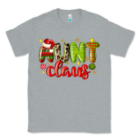 Heather Grey aunt claus Classic Tee - MaliasSmallBusiness