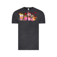 Vintage Black boss lady coffee cups Vintage Tee - NancyCooperArtShop