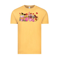Vintage Mustard boss lady coffee cups Vintage Tee - NancyCooperArtShop