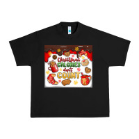 Black christmas calories don't count Urban Heavy Tee - MaliasSmallBusiness