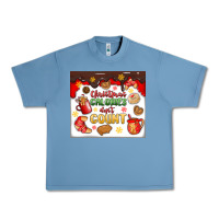 Pebble Blue christmas calories don't count Urban Heavy Tee - MaliasSmallBusiness