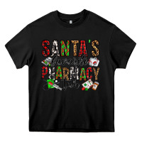 Black santa's favorite pharmacy tech Heavy Core Tee - Jasminsmagicworld