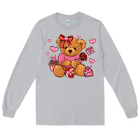Moon Dust valentines day teddy bear Long Sleeve Tee - LillyAllenDesigns