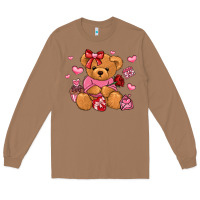 Toasted Coconut valentines day teddy bear Long Sleeve Tee - LillyAllenDesigns