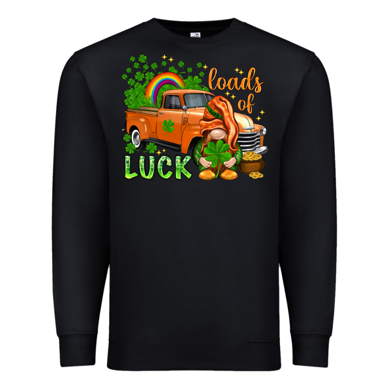 St. Patrick's Loads Of Luck With Gnome Premium Sweatshirt by HowdyJamesFarm | Teevron