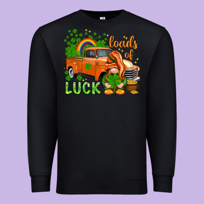 St. Patrick's Loads Of Luck With Gnome Premium Sweatshirt Designed By Howdyjamesfarm
