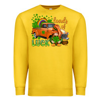 Lemon St. Patrick's Loads of luck with gnome Premium Sweatshirt - HowdyJamesFarm