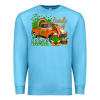 Ocean Blue St. Patrick's Loads of luck with gnome Premium Sweatshirt - HowdyJamesFarm