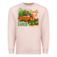Pale Pink St. Patrick's Loads of luck with gnome Premium Sweatshirt - HowdyJamesFarm