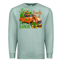Seafoam St. Patrick's Loads of luck with gnome Premium Sweatshirt - HowdyJamesFarm