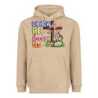 Mushroom Oh how he loves us Easter Day Heavyweight Hoodie - CowGirlArtShop