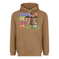 Toasted Coconut Oh how he loves us Easter Day Heavyweight Hoodie - CowGirlArtShop