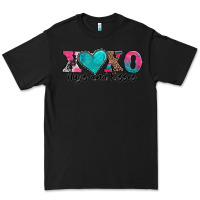 Black xoxo hugs and kisses valentines day Premium Tee - AdoDesignShop