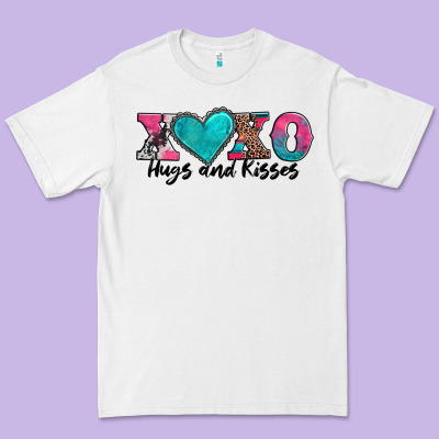 Xoxo Hugs And Kisses Valentines Day Premium Tee Designed By Adodesignshop