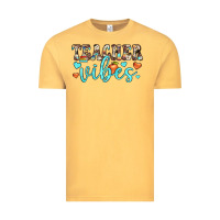 Vintage Mustard teacher vibes Vintage Tee - JahusDesignShop