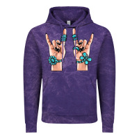 Cloud Purple gemstone rock hand Vintage Hoodie - MaliasSmallBusiness
