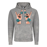 Cloud Rock gemstone rock hand Vintage Hoodie - MaliasSmallBusiness