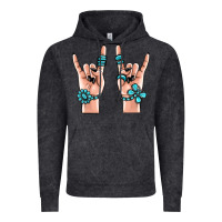 Vintage Black gemstone rock hand Vintage Hoodie - MaliasSmallBusiness
