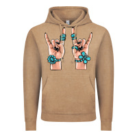 Vintage Coffee gemstone rock hand Vintage Hoodie - MaliasSmallBusiness