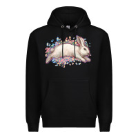 Black Easter Bunny leopard Easter Day Premium Hoodie - HowdyJamesFarm
