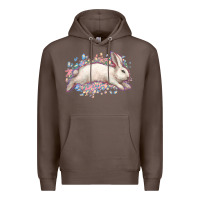 Coffee Easter Bunny leopard Easter Day Premium Hoodie - HowdyJamesFarm
