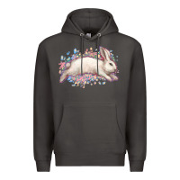 Smoke Easter Bunny leopard Easter Day Premium Hoodie - HowdyJamesFarm