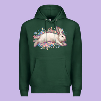 Easter Bunny Leopard Easter Day Premium Hoodie Designed By Howdyjamesfarm