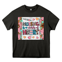 Asphalt nursing is a work of heart tumbler Heavy Core Tee - BundleAndBundleShop