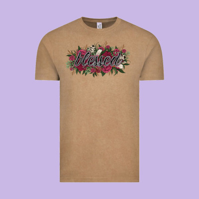 Blessed Vintage Tee Designed By Nancycooperartshop