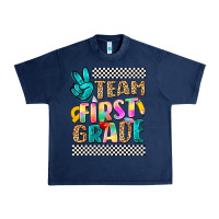 Navy team first grade Urban Heavy Tee - NancyCooperArtShop