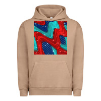 Pigment Burro american flag stripes seamless pattern Urban Hoodie - BundleAndBundleShop