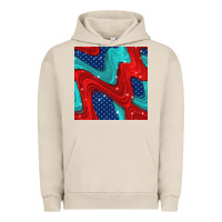 Pigment French Oak american flag stripes seamless pattern Urban Hoodie - BundleAndBundleShop
