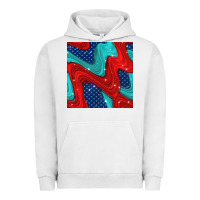 Pigment Lunar Rock american flag stripes seamless pattern Urban Hoodie - BundleAndBundleShop