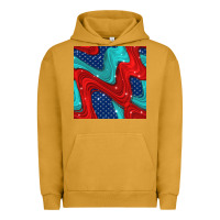 Pigment Peanut Butter american flag stripes seamless pattern Urban Hoodie - BundleAndBundleShop