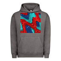American Flag Stripes Seamless Pattern Urban Hoodie | Teevron