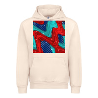 Sandshell american flag stripes seamless pattern Urban Hoodie - BundleAndBundleShop